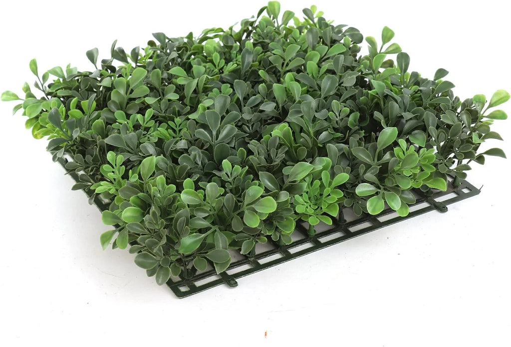 Lupita's Flower Shop Artificial Boxwood Square Panels 12 Pack, 12" x 12"