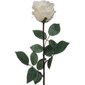 30 Inch White Silk Rose Bud Elegant Faux Flower Wedding Home Décor