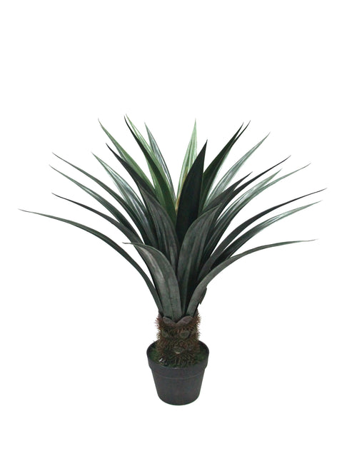 Artificial agave plant in pot 31.5 inch side view