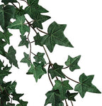 Faux ivy hanging plant lifestyle display