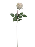Champagne Faux Rose Bud 30 Inch Artificial Flower Wedding Home Décor