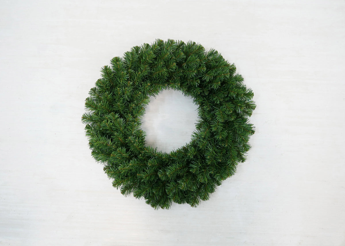 Pre-Lit 20 Inch Northern Spruce Christmas Wreath with 50 LED Timer Lights